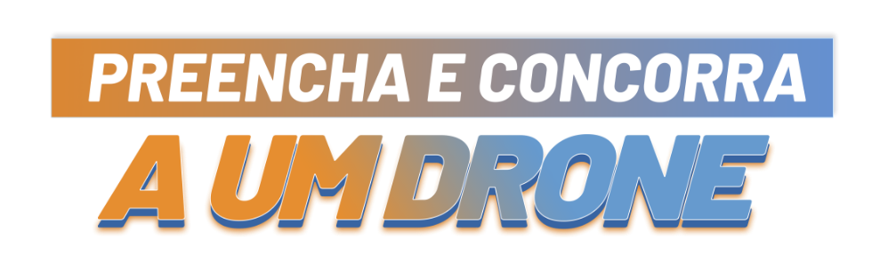 chamada de sorteio do drone